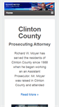 Mobile Screenshot of clintonprosecutor.com